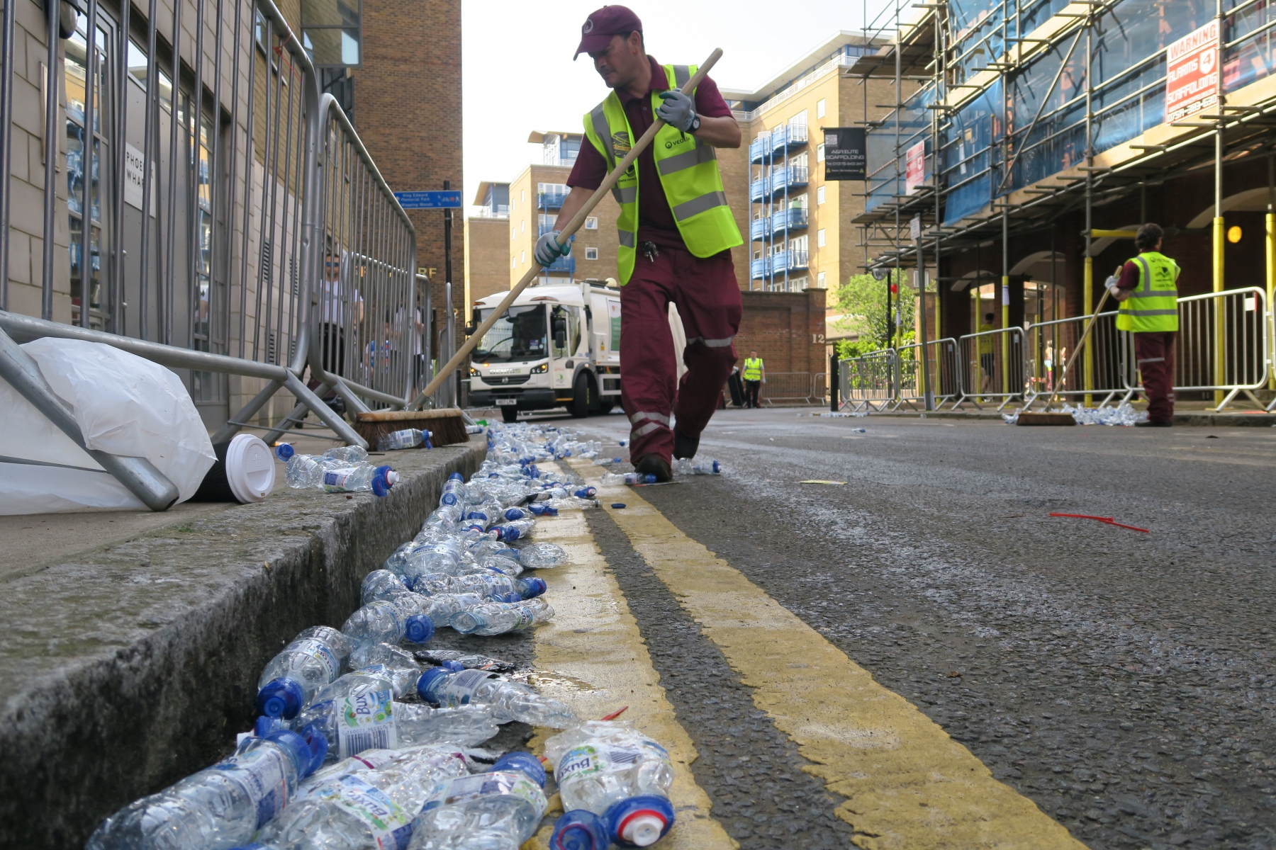 Marathon clean up delivers clear win on plastic recycling Veolia London