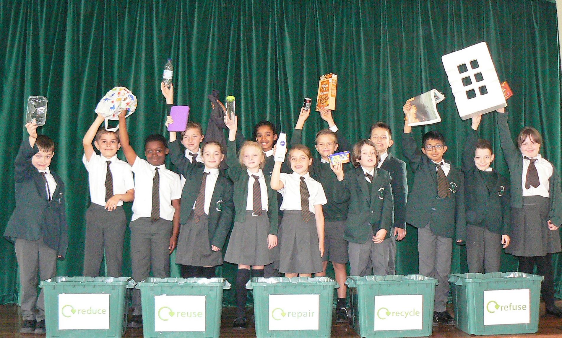 Recycling at Robin Hood Junior School
